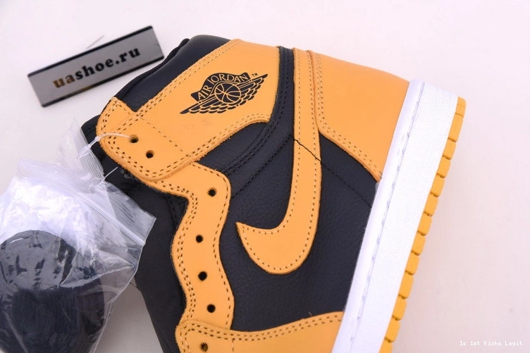 Jordan 1 High 555088-701 Pollen Black Air OG Retro 1117